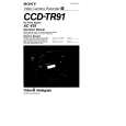 SONY CCD-TR91 Manual de Usuario