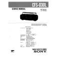 SONY CFSD30L Manual de Servicio