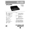 SONY PSLX910 Manual de Servicio