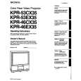 SONY KPR-53CX25 Manual de Usuario