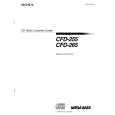 SONY CFD-265 Manual de Usuario