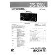 SONY CFS1200L Manual de Servicio