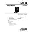 SONY TCM-39 Manual de Servicio