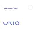 SONY PCG-V505AK VAIO Software Manual