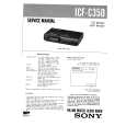 SONY ICFC350 Manual de Servicio