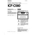 SONY ICF-C560 Manual de Usuario