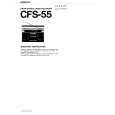 SONY CFS-55 Manual de Usuario