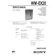 SONY WMEX20 Manual de Servicio