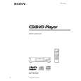 SONY DVPS725D Manual de Usuario