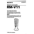 SONY RMV11 Manual de Usuario