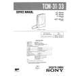 SONY TCM31 Manual de Servicio