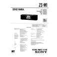 SONY ZSM1 Manual de Servicio