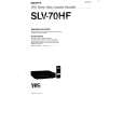 SONY SLV70HF Manual de Usuario