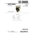 SONY SSGN880 Manual de Servicio