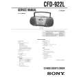 SONY CFD922L Manual de Servicio