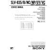 SONY SLV835 Manual de Servicio