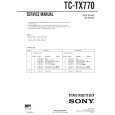 SONY TCTX770 Manual de Servicio