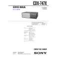 SONY CDX747X Manual de Servicio
