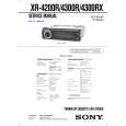 SONY XR4300 R/RX Manual de Servicio