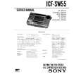 SONY ICFSW55 Manual de Servicio