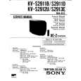 SONY KVS2911D Manual de Servicio