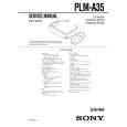 SONY PLMA35 Manual de Servicio
