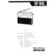 SONY 5F-94L Manual de Servicio