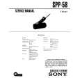 SONY SPP58 Manual de Servicio