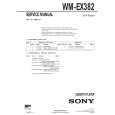 SONY WMEX382 Manual de Servicio