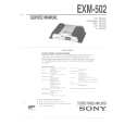 SONY EXM502.PDF Manual de Servicio