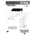 SONY STV33L Manual de Servicio