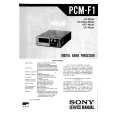 SONY PCMF1 Manual de Servicio