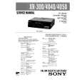 SONY XR4050 Manual de Servicio