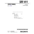 SONY SRFH11 Manual de Servicio