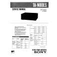 SONY TAN80ES Manual de Usuario
