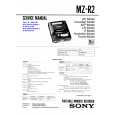 SONY MZR2 Manual de Servicio