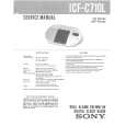 SONY ICFC710L Manual de Servicio