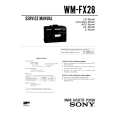 SONY WMFX28 Manual de Servicio