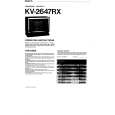 SONY KV-2647RX Manual de Usuario