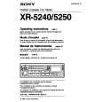 SONY XR-5250 Manual de Usuario