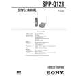 SONY SPPQ123 Manual de Servicio