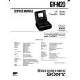 SONY GV-M20 Manual de Usuario