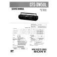SONY CFSD50L Manual de Servicio
