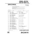 SONY CFDS37L Manual de Servicio