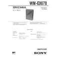 SONY WMEX678 Manual de Servicio