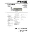 SONY DVP-NS999ES Manual de Usuario