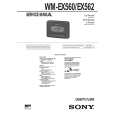 SONY WMEX560 Manual de Servicio