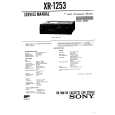 SONY XR1253 Manual de Servicio