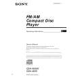 SONY CDX-4005 Manual de Usuario