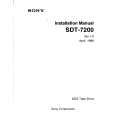 SONY SDT7200 Manual de Usuario
